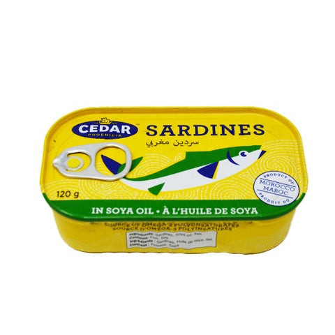 Cedar Phoenicia Sardines a l'huile de Soya / Cedar Phoenicia Sardines in Soy oil