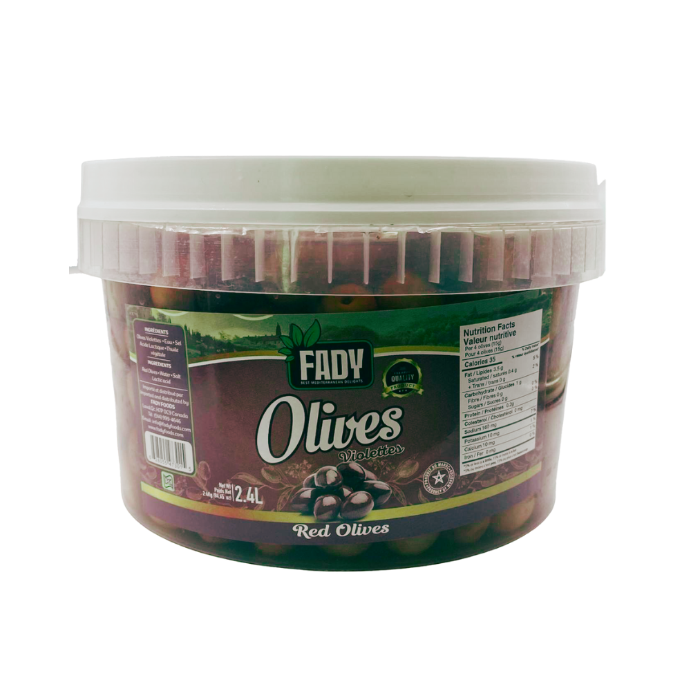 Fady Foods Purplenolives Style Kalamata / SEDIR Oliver Rosa Taillades 2,43kg I Hink