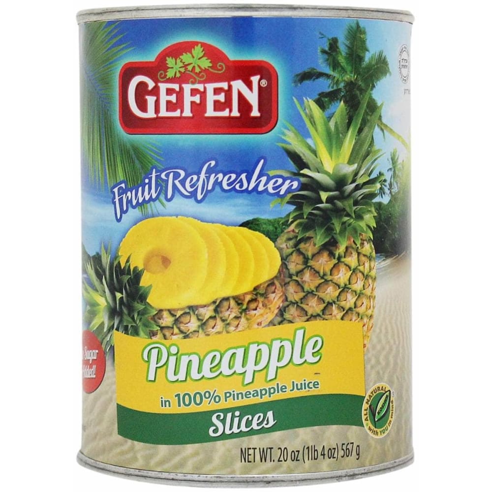Gefen Tranches d'Ananas dans un Sirop Leger / Gefen Pineapple Slices in Light Syrup