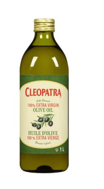 Cleopatra Extra Virgin Olive Oil / Huile d'Olive Extra Vierge