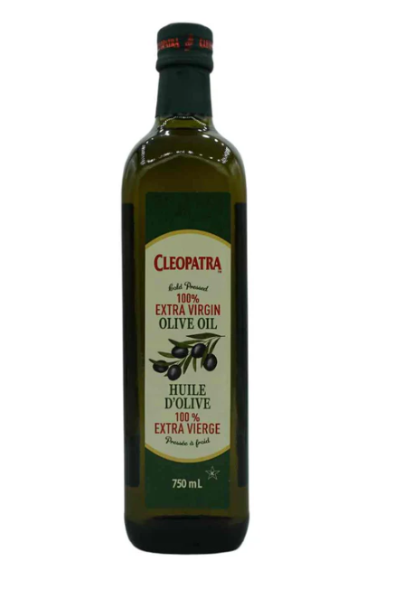 Cleopatra Extra Virgin Olive Oil / Huile d'Olive Extra Vierge