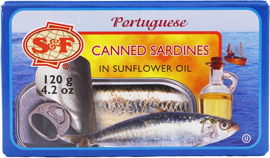 S&F® Sardines à l'Huile de Tournesol / S&F® Sardines in Sunflower Oil