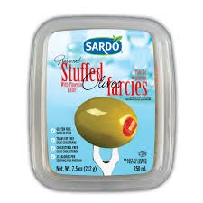 Sardo® Olives Farcies avec Pâte de Piments / Sardo® Olives Stuffed with Chili Paste