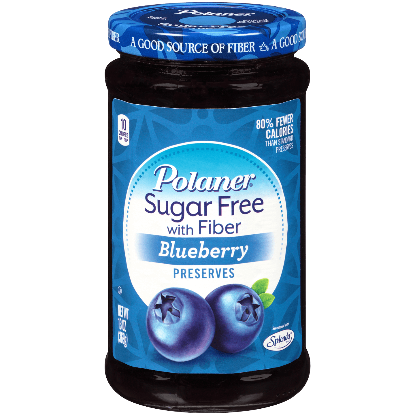 Polaner® Confiture aux Bleuets (sans Sucre, avec Fibre) / Polaner® Blueberry Preserve (Sugar Free, with Fiber)