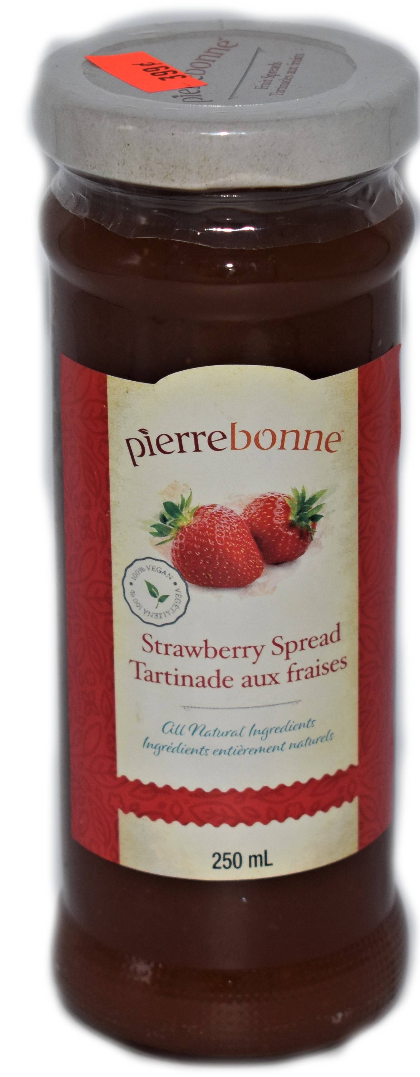 Pierrebonne® Tartinade à la Fraise / Pierrebonne® Strawberry Spread