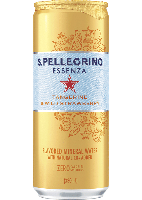 San Pellegrino® Boisson Pétillante au Tangerine & Fraise des Bois / San Pellegrino® Sparkling Tangerine & Wild Strawberry Beverage