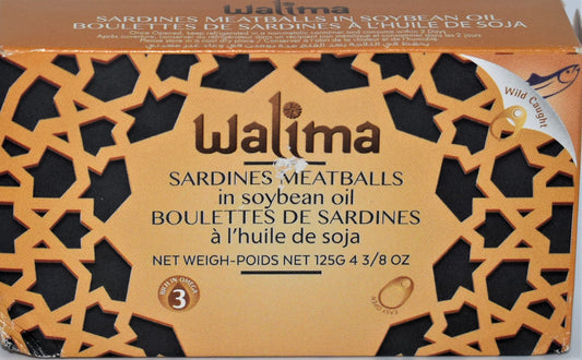 Walima® Boulettes de Sardine à l'Huile Soya / Walima® Sardine Balls in Soya Oil