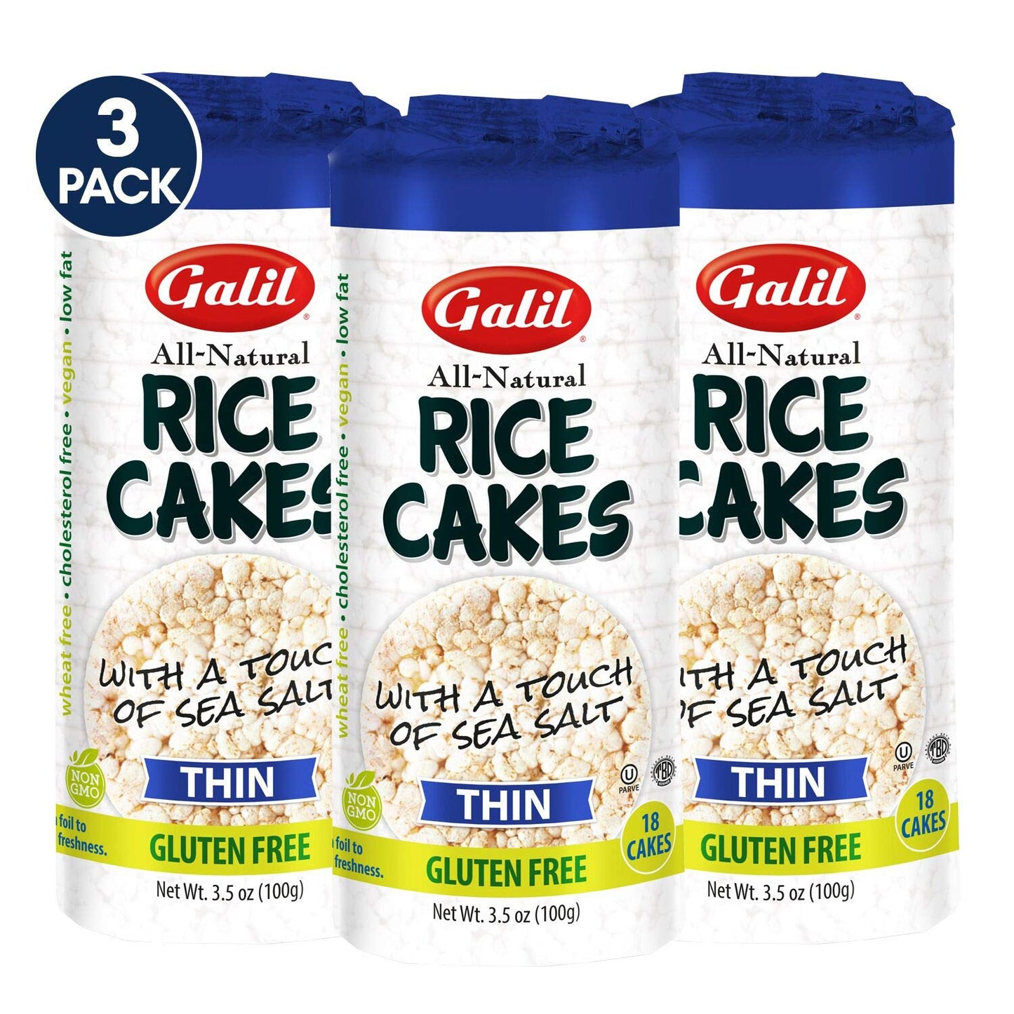 Galil  Galettes de Mais Mince (Sel de Mer) / Galil Thin Corn Cakes (Sea Salt)