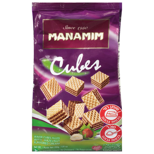 Manamim Cubes de Gaufrettes A  la Creme aux Noisettes  / Manamim Wafer Cubes with Hazelnut Cream