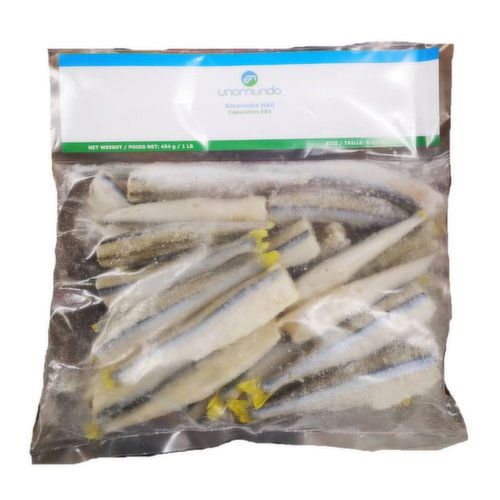 4FC Frozen Fish / Frozen - Smelt Fish IQF H&G, 454 Gram