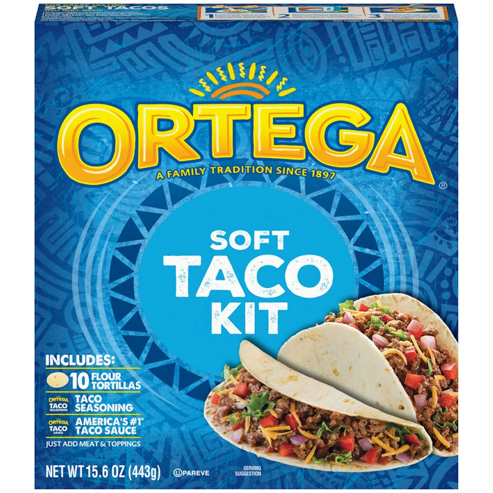 Ortega Kit De Tacos Saft/ Soft Taco Kit
