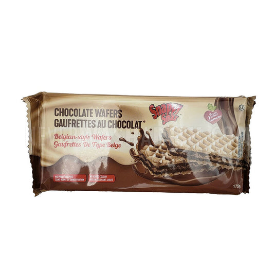 Chocolate Wafers / Snappy Snax Belgian Chocolate Wafers, 175g