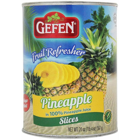 Gefen Tranches d'Ananas dans un Sirop Leger / Gefen Pineapple Slices in Light Syrup
