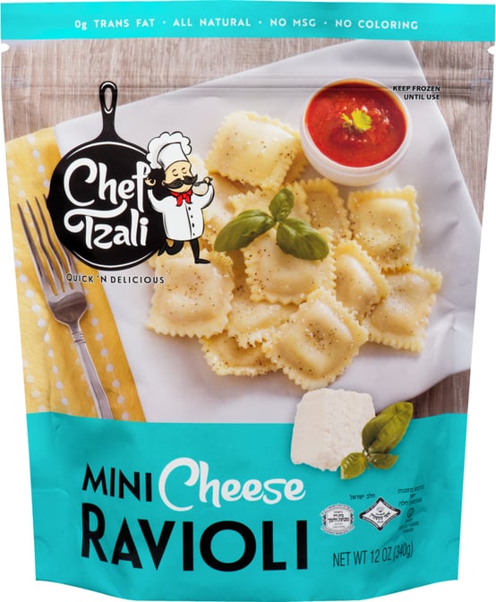 Chef Tzali Ravioli Mini au Fromage / Chef Tzali Mini Cheese Ravioli