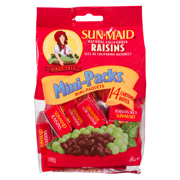 SUN MAID Mini Packs Of Raisins
