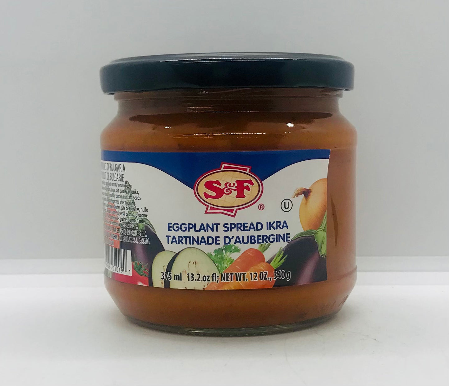 S&F Tartinade D'aubergine/ Eggplant Spread Ikra