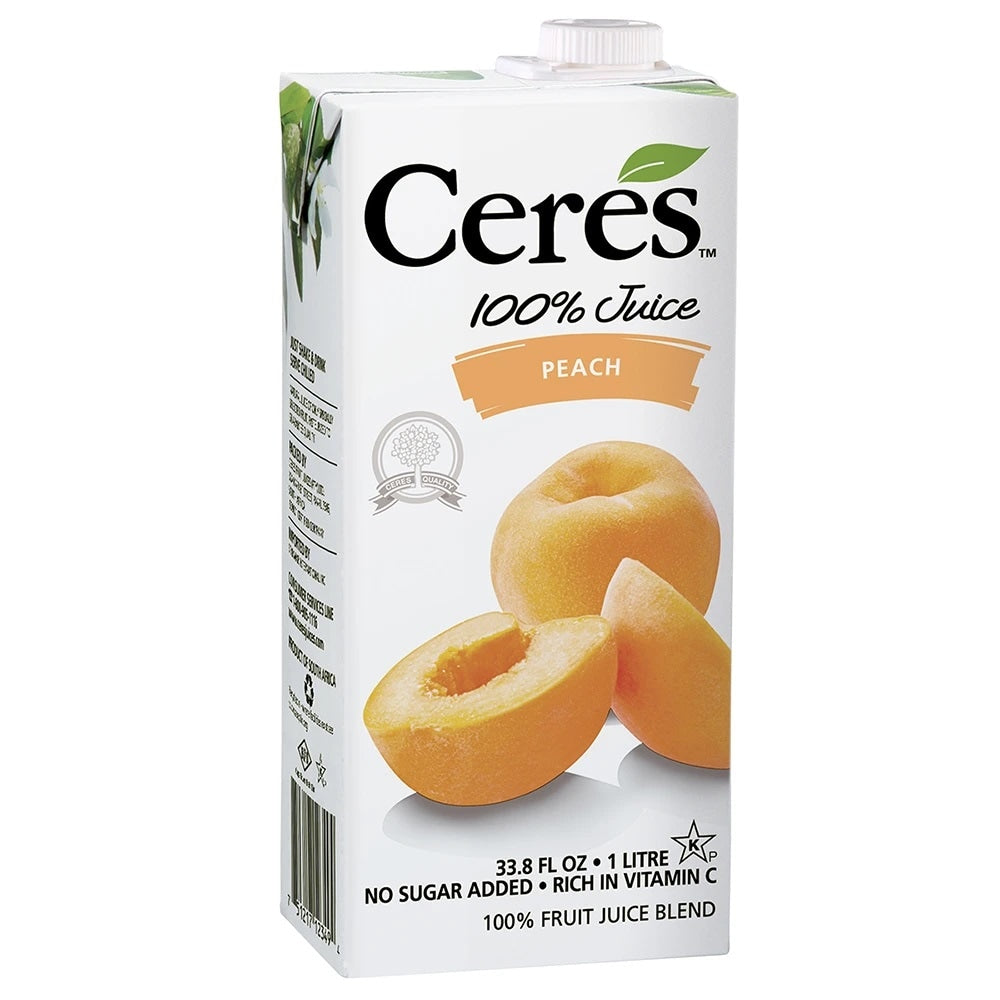 Ceres Peach Juice / Ceres Juices Juice – Peach – Case Of 12 – 33.8 Fl Oz