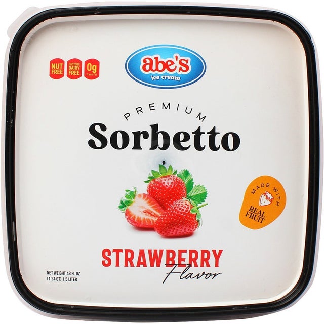 Abes Sorbetto Strawberry / Sorbetto aux Fraises