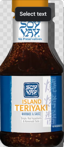 Soy Vay Island Teriyaki Sauce