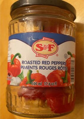 S&F Piments Rouges Rôtis/ Roasted Red Peppers