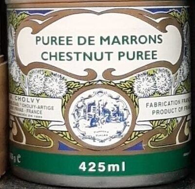 Puree De Marrons/ Chestnut Puree