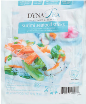 Dyna sea® Bâtonnets de Surimi au Crabe  / Asian star® Crab Flavoured Surimi Sticks