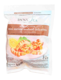 Dyna sea® Surimi en Forme de Crevette  / Asian star® Shrimp Shaped Surimi