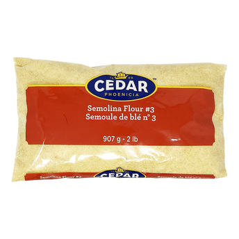 Cedar Semolina Flour #3 / CEDAR Semolina #3 2lb