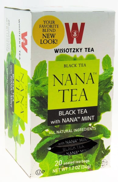 Wissotzky Tea® Thé noir à la menthe Nana / Wissotzky Tea® Black tea with Nana mint