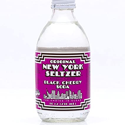 New York Seltzer® Soda aux Cerises Noires / New York Seltzer® Black Cherry Soda