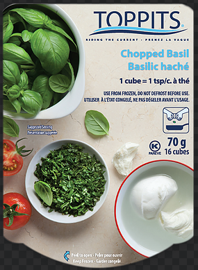 Toppits® Basilic Haché / Toppits® Chopped Basil