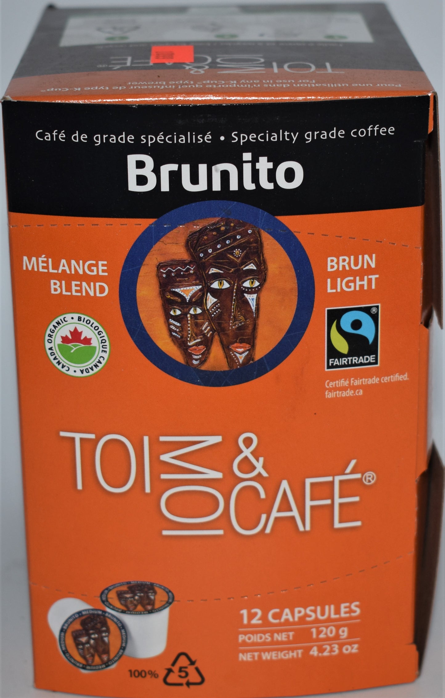 Toi moi & cafe® Brunito Capsules (Café Léger) / Toi moi & cafe® Brunito Capsules (Light Roast)