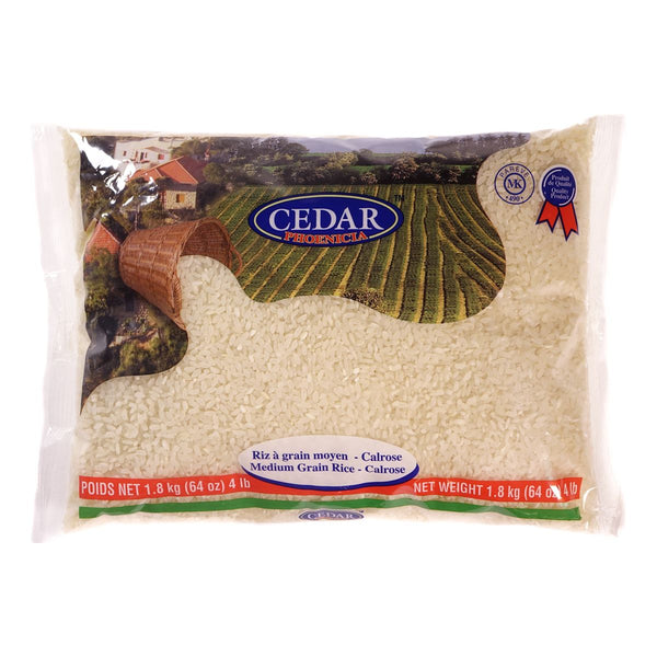 Cedar Phoenicia® Riz à Grain Moyen - Calrose / Cedar Phoenicia® Medium ...