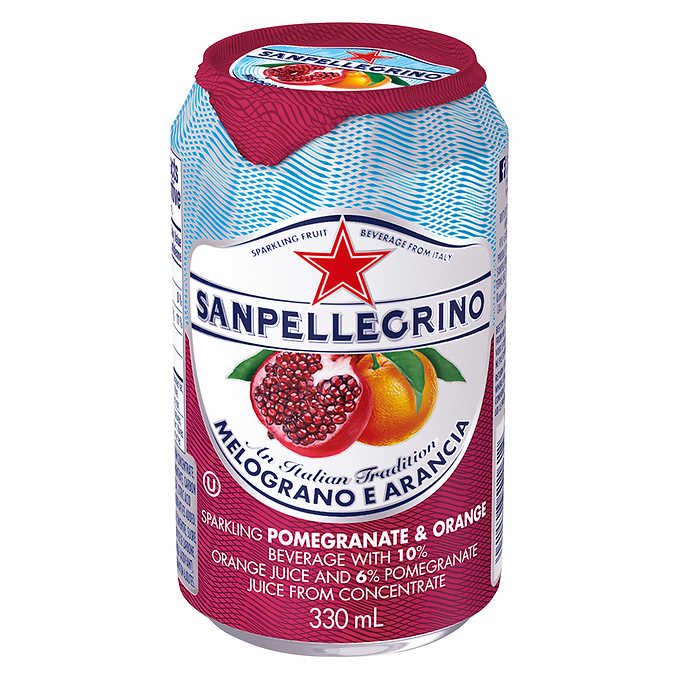 San Pellegrino® Boisson Pétillante au Grenade et Orange / San Pellegrino® Sparkling Pomegranate and Orange Drink