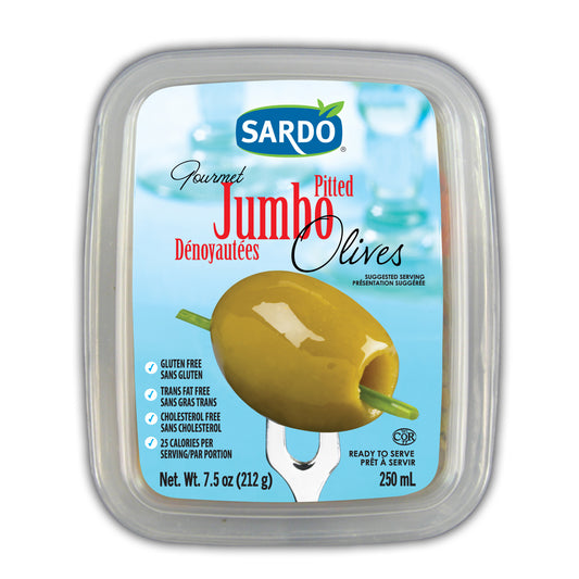 Sardo® Jumbo Olives Dénoyautées / Sardo® Jumbo Pitted Olives