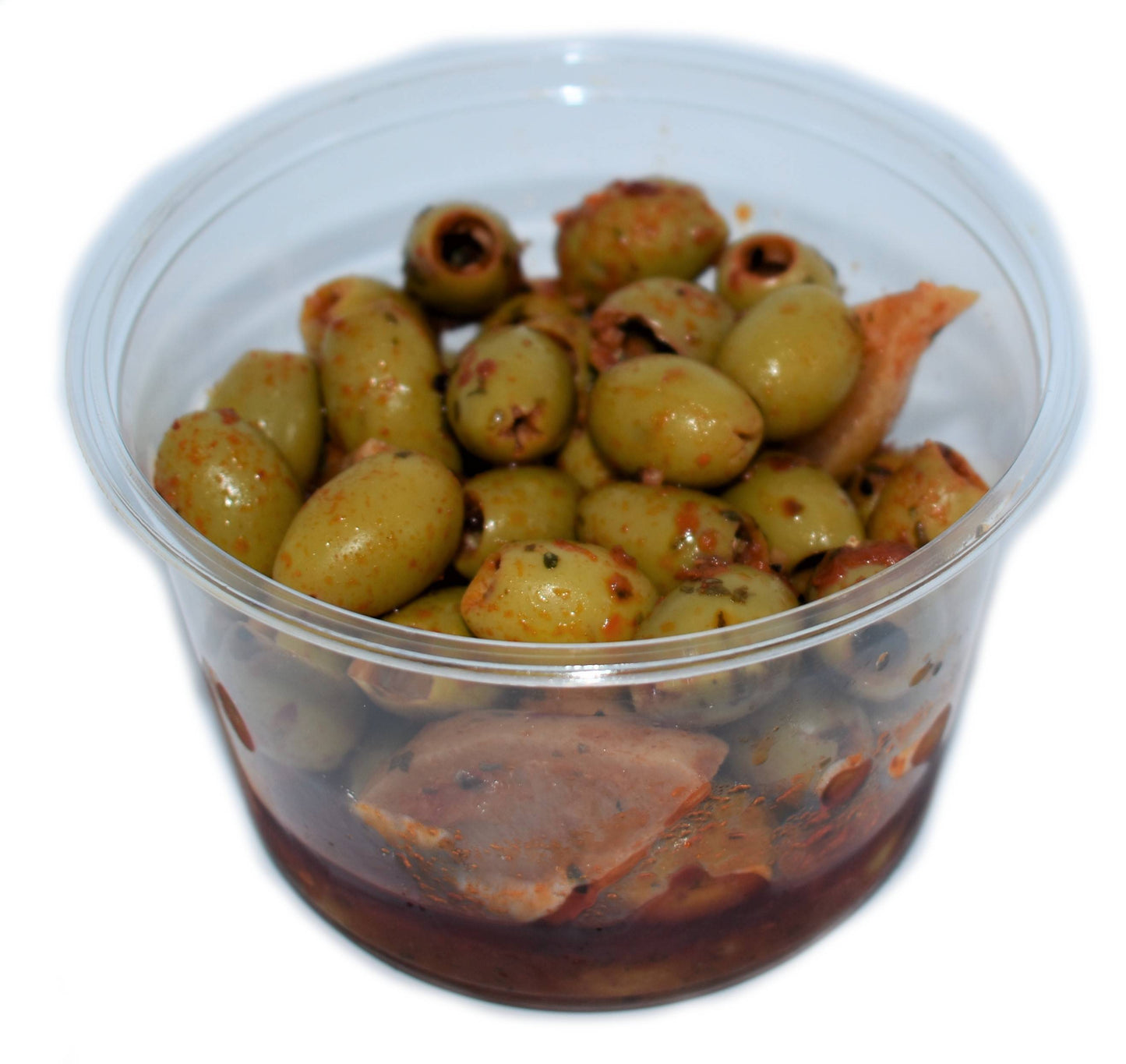 Olives Vertes à la Harissa & Citron / Harissa & Lemon Green Olives