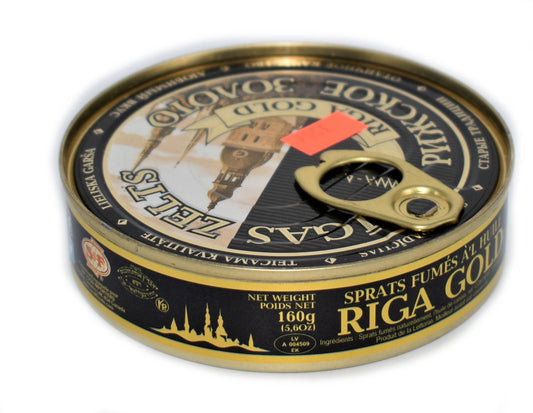 Riga Gold® Sprats Fumés à l'Huile / Riga Gold® Smoked Sprats in Oil