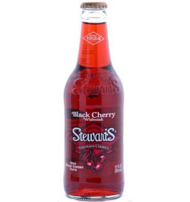 Stewart's Soda a la Cerise Noir/Stewart's Black Cherry Soda