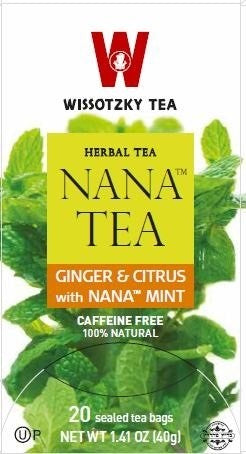 Wissotzky®Thé Nana Gingembre et Agrumes / Wissotzky® Tea Nana Ginger and Citrus