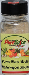 Pure Spice® Poivre Blanc Moulu / Pure Spice® Ground White Pepper