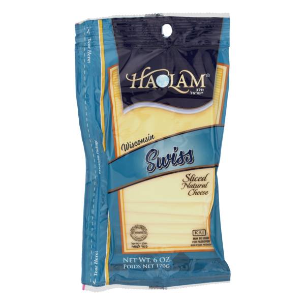 Haolam® Fromage Suisse du Wisconsin Tranché / Haolam® Sliced Wisconsin Swiss Cheese